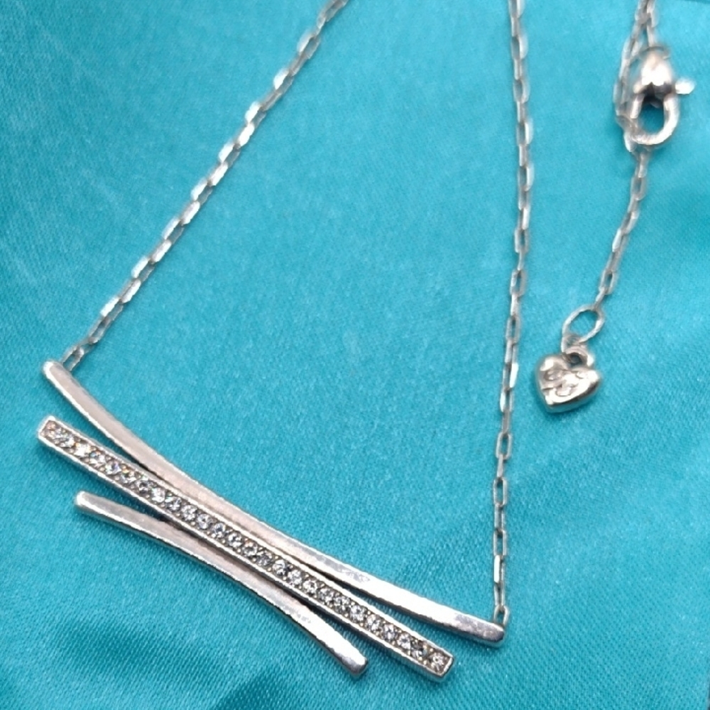 Brighton Chara  Necklace with Sparkling Bar Pendant